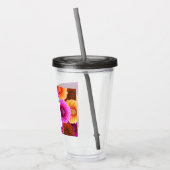 Verre En Acrylique Dahlia Mariage d'automne (Gauche)