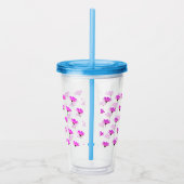 Verre En Acrylique Daisy rose (Droite)