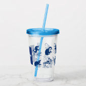 Verre En Acrylique Dauphin, baleines et pingouins (Dos)