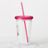 Verre En Acrylique "Delight Yourself in the Lord" Fuchsia Pink (Gauche)