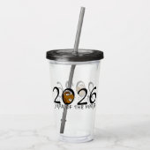 Verre En Acrylique Dessin 2026 Nouvel An chinois du cheval (Dos)