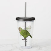 Verre En Acrylique dessin animé d'oiseaux de Kakapo (Devant)