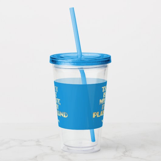 Verre En Acrylique Devis Sky de nom personnalisé (Gauche)