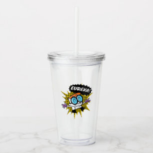 Verre En Acrylique Dexter "Eureka!" Halftone Callout Graphic