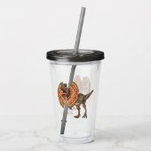 Verre En Acrylique Dilophosaurus dessin animé (Dos)