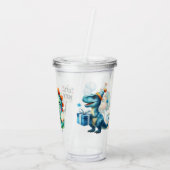 Verre En Acrylique Dinosaur fête d'anniversaire (Dos)