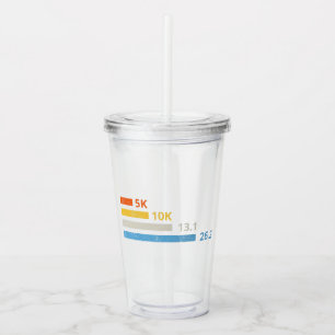 Verre En Acrylique Distances de course I - 5K 10K 13,1 26,2 Marathoni