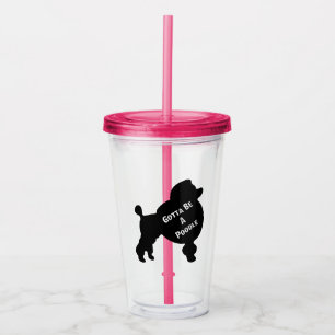 Verre En Acrylique Doit Être Un Tumbler Acrylique De Poodle
