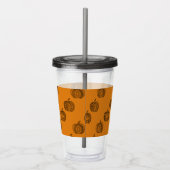 Verre En Acrylique Doodles d'Halloween boho mandala citrouilles Autom (Droite)