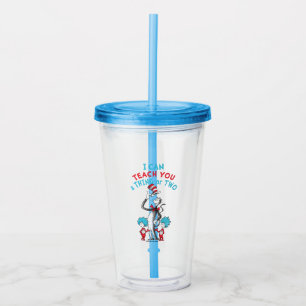 Verre En Acrylique Dr. Seuss Enseignant Je peux vous enseigner une