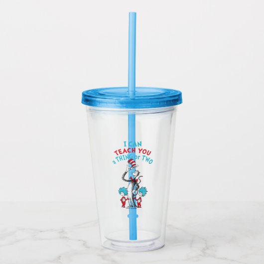 Verre En Acrylique Dr Seuss | Enseignant Je Peux Vous Enseigner Une C (Devant)