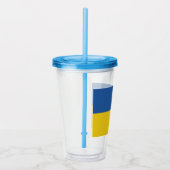 Verre En Acrylique Drapeau d'Ukraine (Droite)