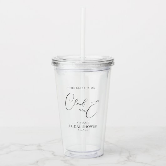 Verre En Acrylique Dreamset Sunset Cloud Neuf Fête des mariées (Devant)