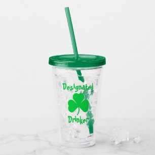 Verre En Acrylique Drinker désigné Saint Patrick's Day