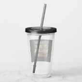 Verre En Acrylique Eat Sleep Theatre Repeat Theater Tech Toxits (Dos)