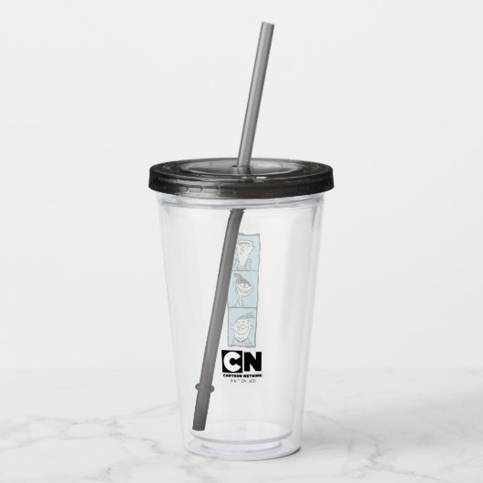 Verre En Acrylique Ed, Edd, n Eddy - Ed Heads (Dos)