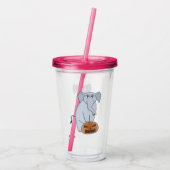 Verre En Acrylique Eléphant citrouille (Dos)