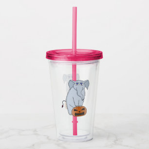 Verre En Acrylique Eléphant citrouille
