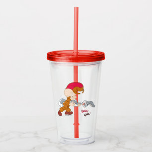 Verre En Acrylique ELMER FUDD™ et BUGS BUNNY™