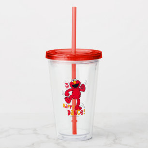 Verre En Acrylique Elmo Faire la joyeuse danse