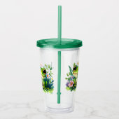 Verre En Acrylique Enfants Happy Grenouille verte (Droite)