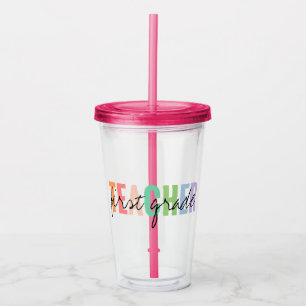 Verre En Acrylique Enseignant de première année