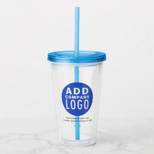 Verre En Acrylique Entreprise DIY Logo et Nom de la Marque