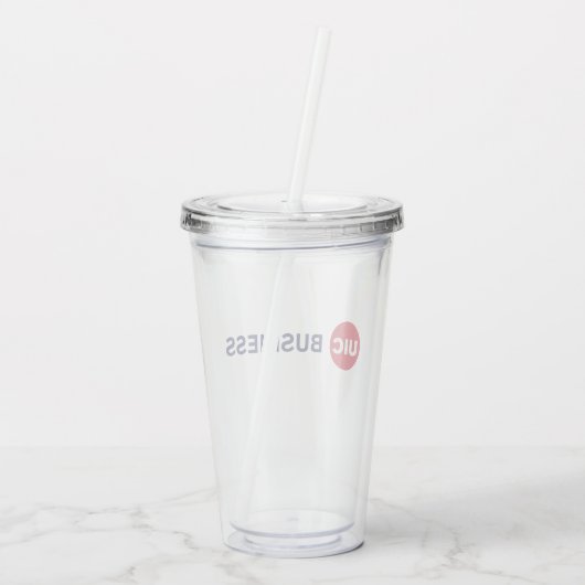 Verre En Acrylique Entreprise UIC  (Dos)