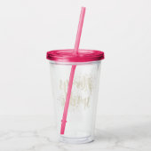 Verre En Acrylique Éperche Confetti Or (Dos)