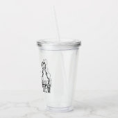 Verre En Acrylique Équipe de Hip Hop Lapins Mignons (Gauche)