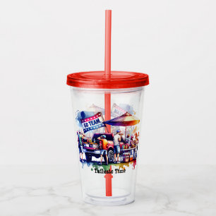 Verre En Acrylique Équipe d'évaluation du temps