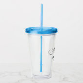 Verre En Acrylique Équipe du Oui (Droite)