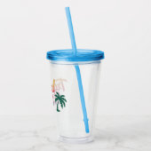 Verre En Acrylique Esprit tropical (Gauche)