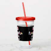 Verre En Acrylique Étiquette Alerte aux allergies pour les aliments l (Gauche)