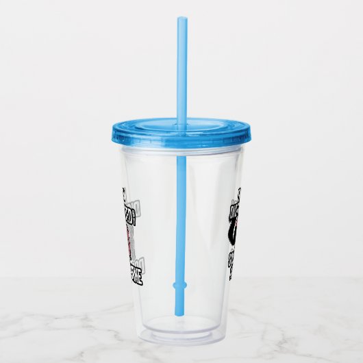 Verre En Acrylique Facilement distrait par les écureuils et le vin (Droite)