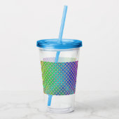 Verre En Acrylique Faded Circle Grid par Kenneth Yoncich (Dos)