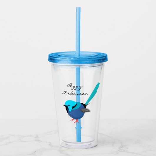 Verre En Acrylique Fairy Wren (Devant)