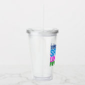 Verre En Acrylique Faites-moi confiance je suis un SLP (Droite)