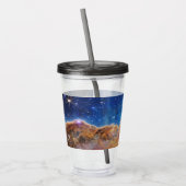 Verre En Acrylique Falaises cosmiques Carina Nebula Space Webb Telesc (Gauche)