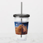 Verre En Acrylique Falaises cosmiques Carina Nebula Space Webb Telesc (Droite)