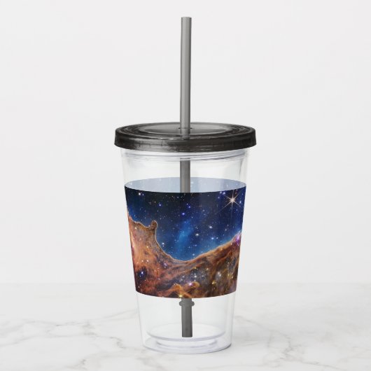 Verre En Acrylique Falaises cosmiques Carina Nebula Space Webb Telesc (Devant)