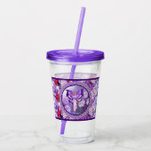 Verre En Acrylique Fée du soleil pourpre (Dos)