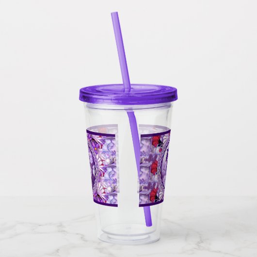 Verre En Acrylique Fée du soleil pourpre (Gauche)