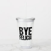 Verre En Acrylique Felicia secondaire Meme drôle (Devant)