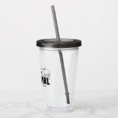 Verre En Acrylique Femme super fille de demain (Gauche)