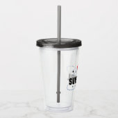 Verre En Acrylique Femme super fille de demain (Droite)