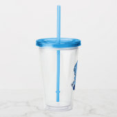 Verre En Acrylique Ferald Feed Coupe Bleue (Droite)