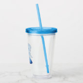 Verre En Acrylique Ferald Feed Coupe Bleue (Gauche)