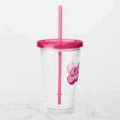 Verre En Acrylique Fête de Bachelorette Rose Chaud Style Rétro de la (Droite)