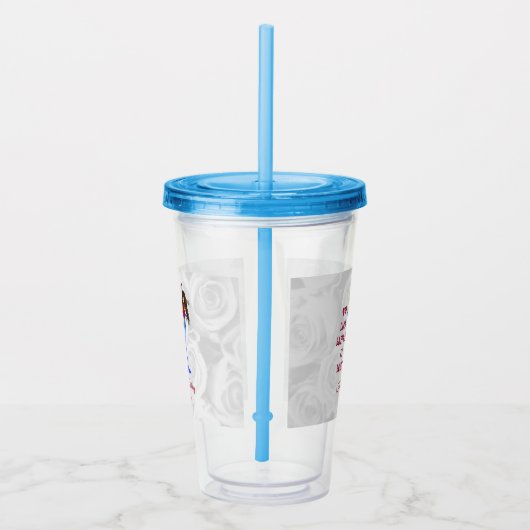 Verre En Acrylique Fête des filles d'anniversaire (Droite)